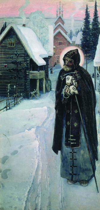 Saint Sergius' Labours (right Part Of The Triptych) — Mikhail Nesterov