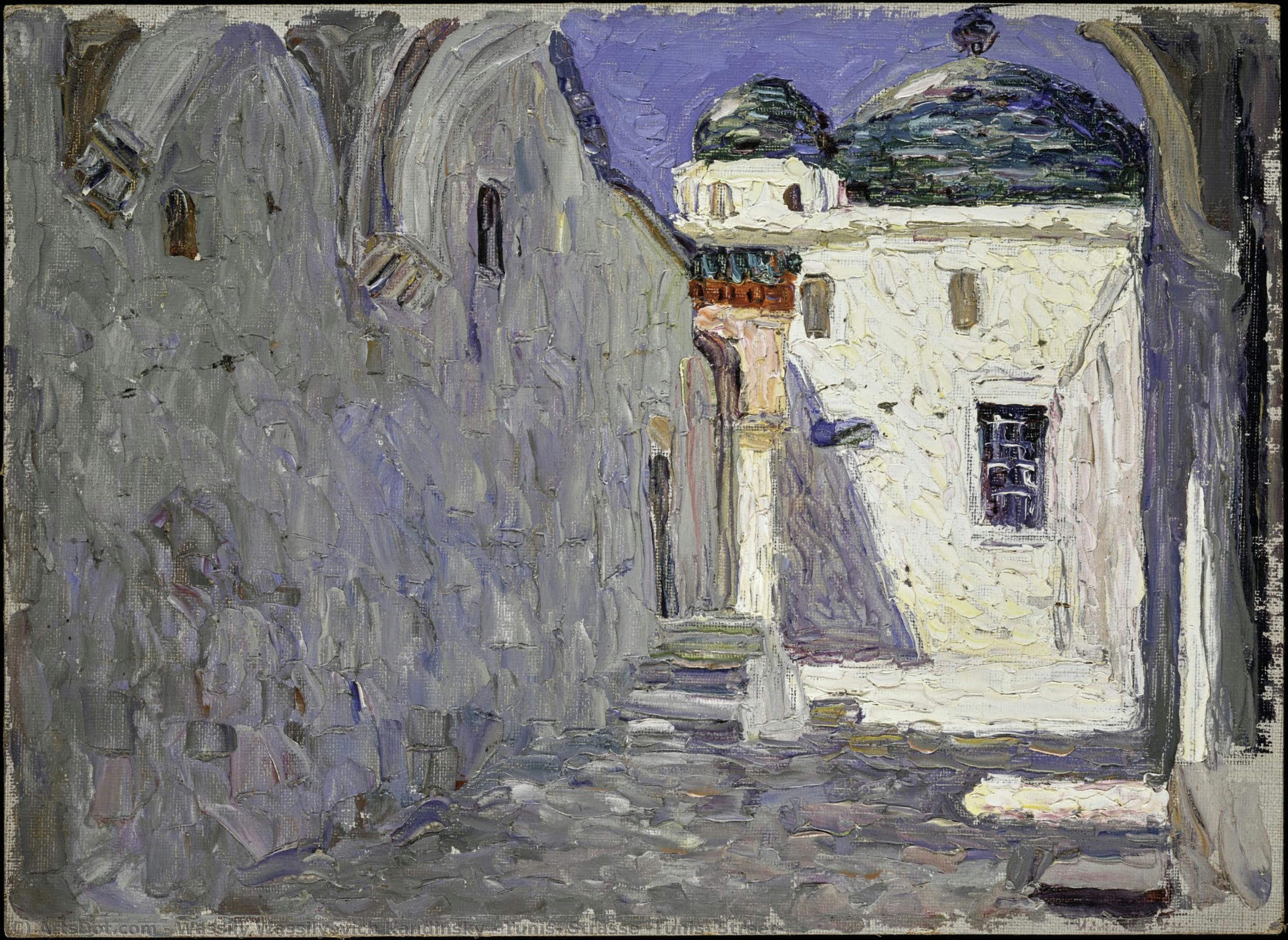 Túnez, Strasse (túnez, Calle) — Wassily Wassilyevich Kandinsky