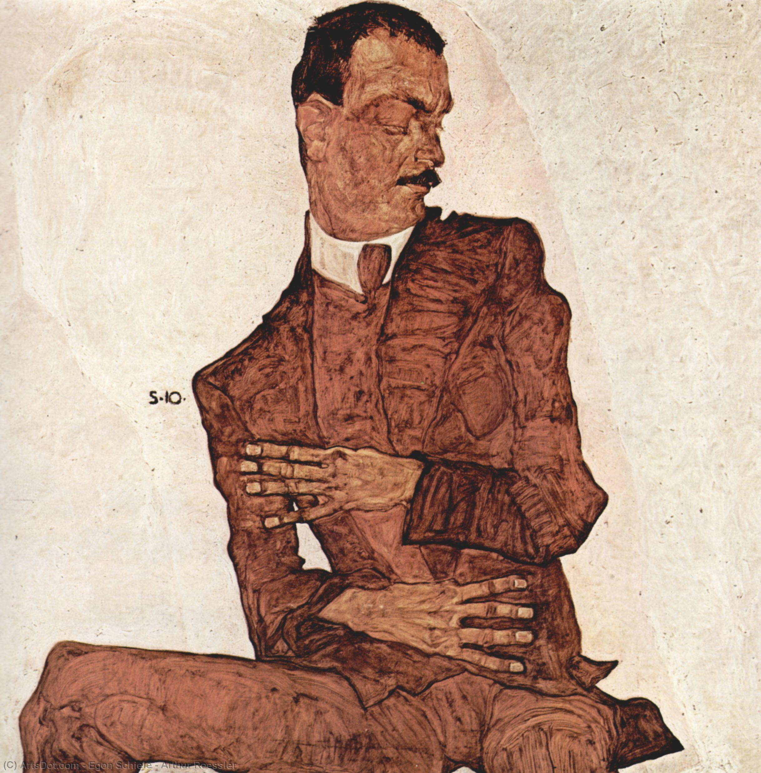 Arthur Roessler — Егон Шиле
