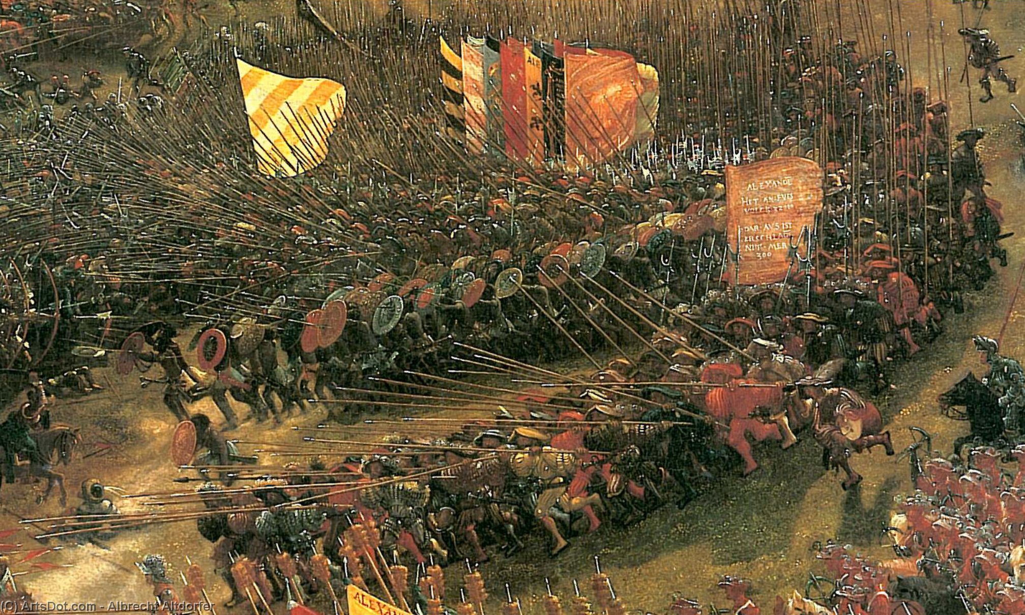 The Battle Of Issus(fragment) (9) — Albrecht Altdorfer