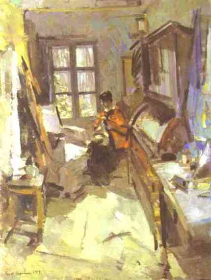 In A Room — Konstantin Alexeievitch Korovin
