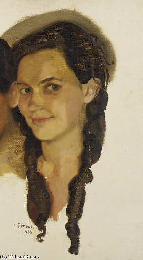 Double Portrait Of V. Budanova-uspenskaya — Konstantin Andreevic Somov