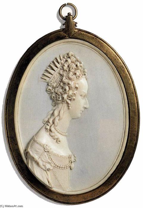 Portrait Of Princess Violante Of Bavaria — Balthasar Permoser