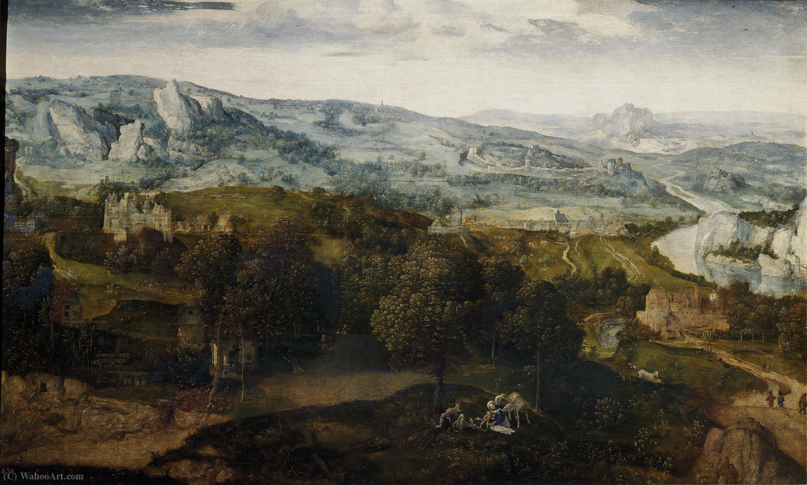 Rest On The Flight Into Egypt — Cornelis Massys