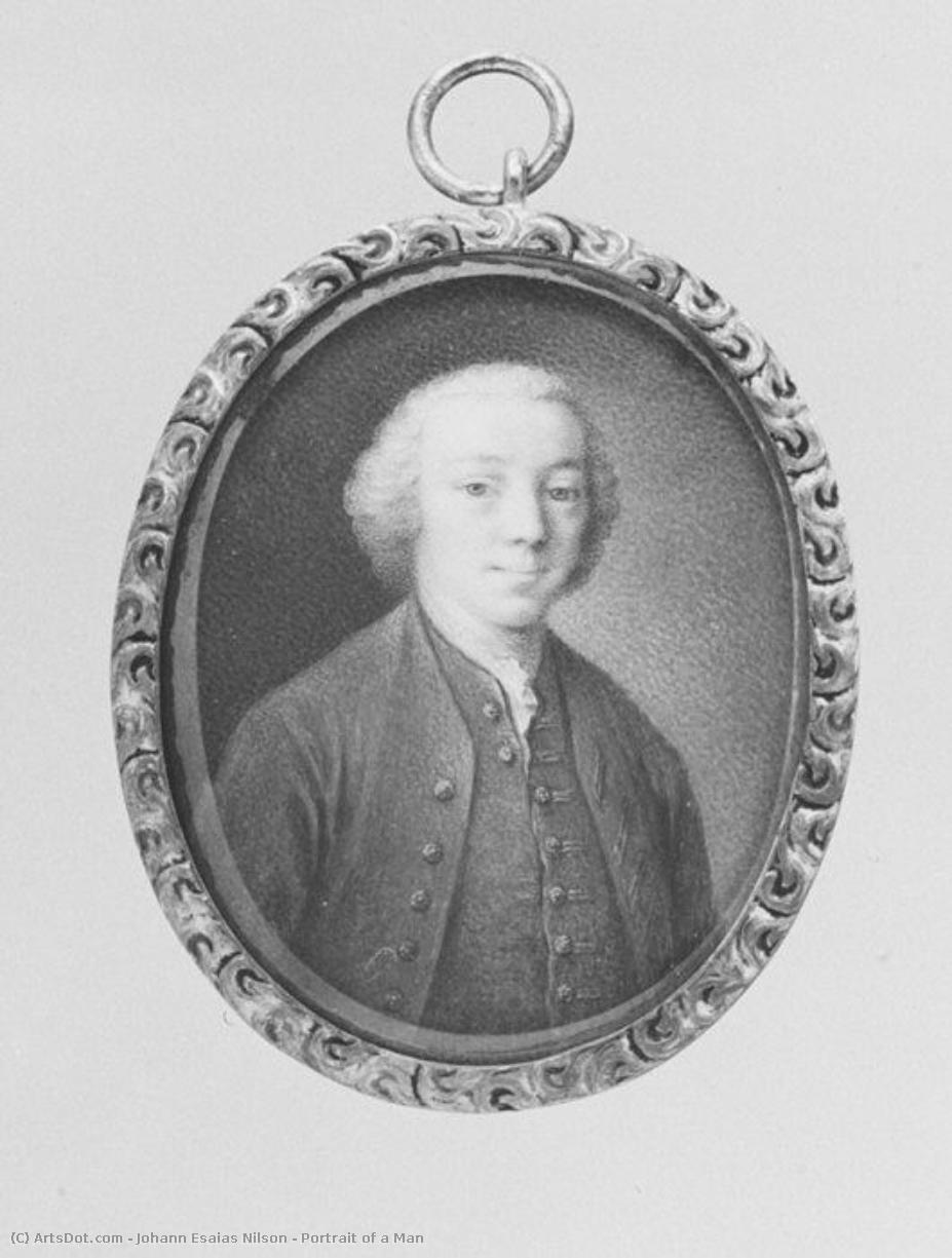 Portrait Of A Man — Johann Esaiss Nilson