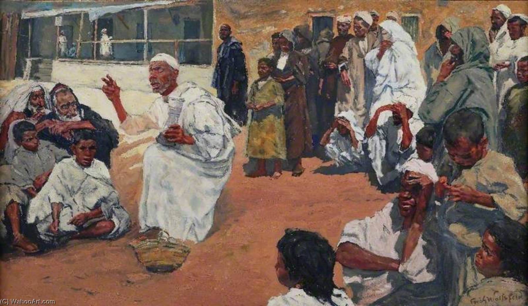 The Blind Preacher — Erich Wolfsfeld