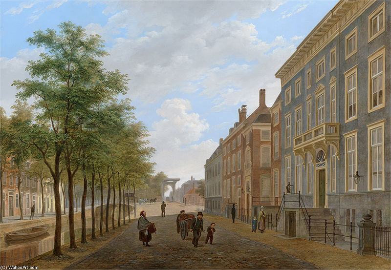 The Hague, The Herengracht In The Direction Of The Bezuidenhout — Bartholomeus Johannes Van Hove