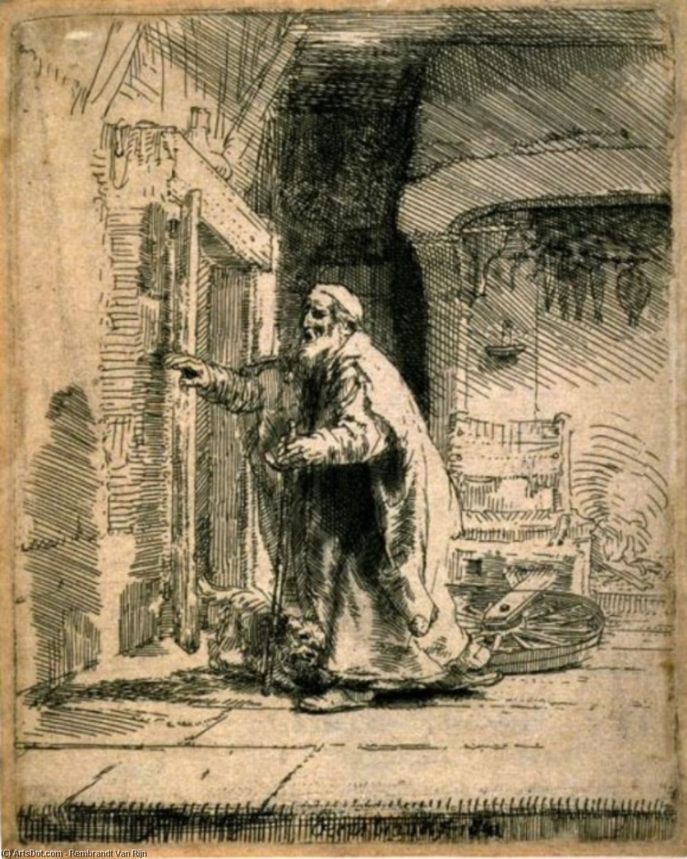 La Ceguería De Tobit — Rembrandt Van Rijn