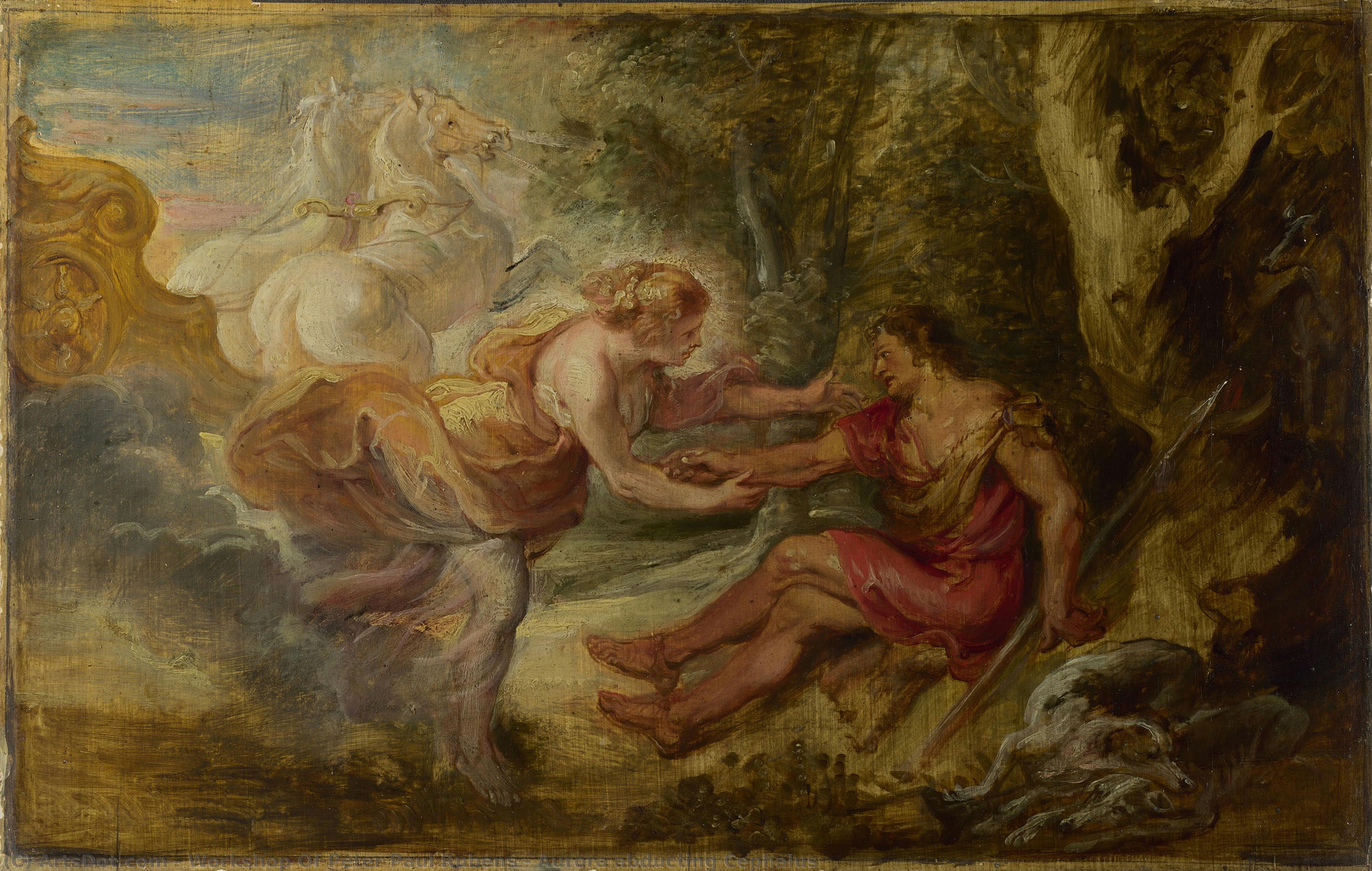 Aurora Entführt Kephal — Werkstatt Von Peter Paul Rubens