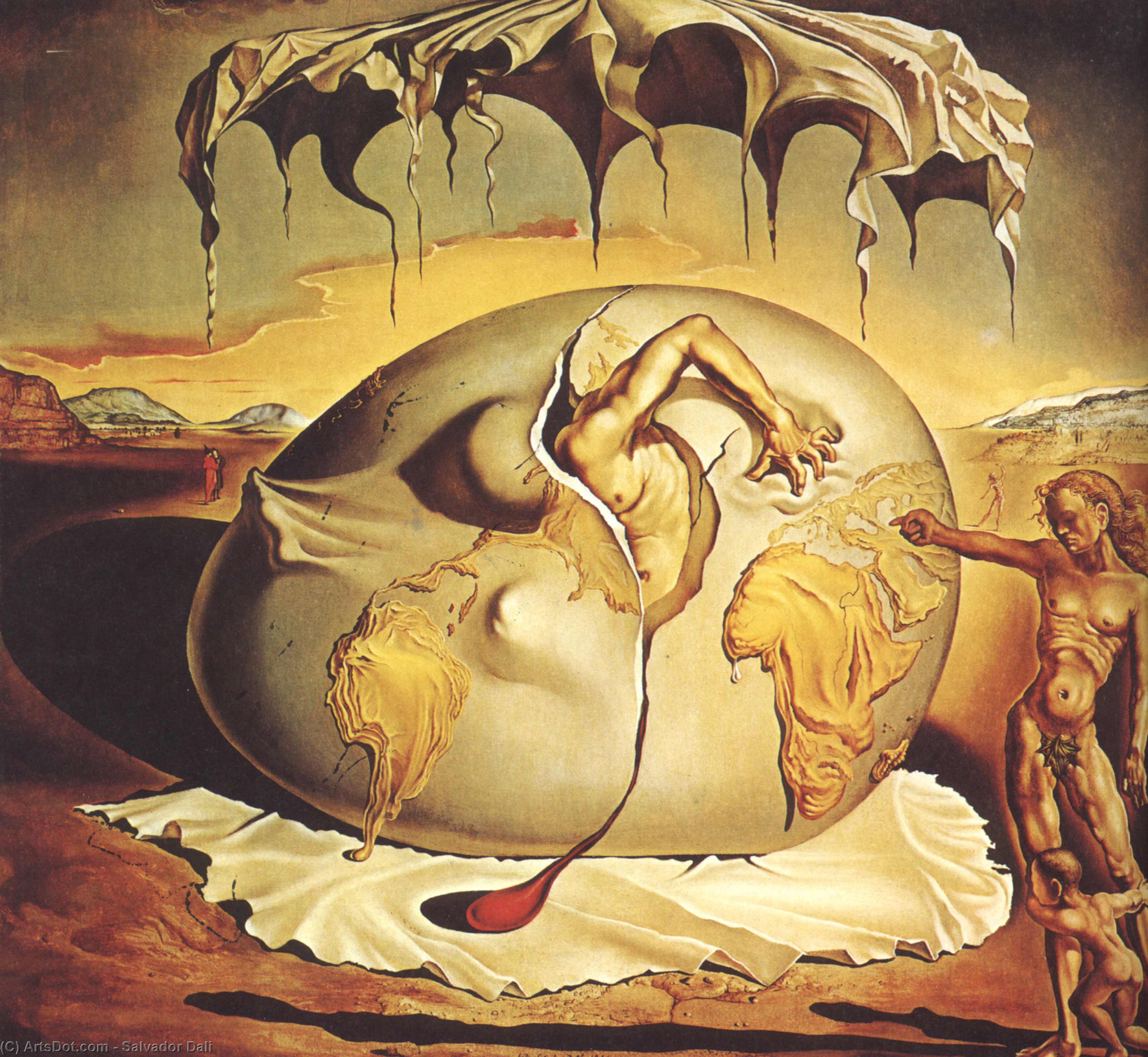 Geopolitical Child Watching The Birth Of The New Man — Salvador Dalí