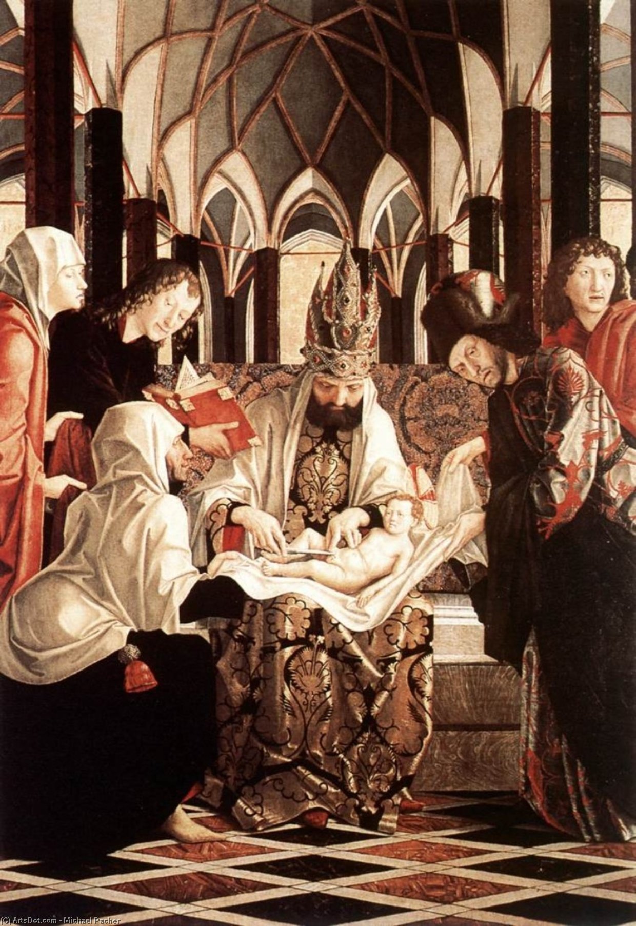 St Wolfgang Altarpiece: Circumcision — Mihael Paher
