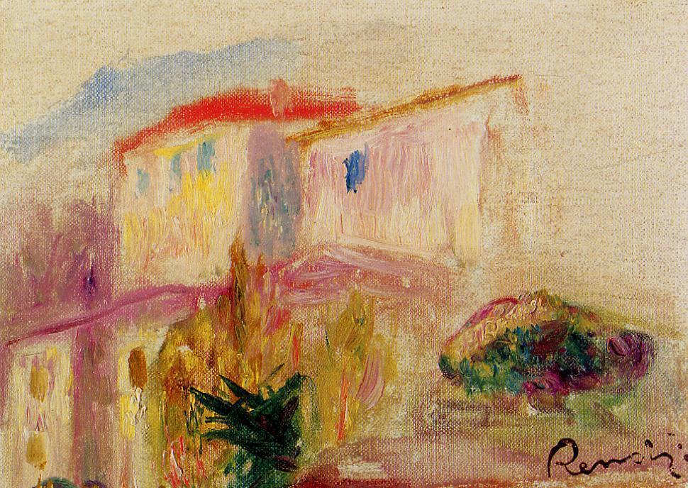 Le Poste At Cagnes (study) — Пьер-огюст Ренуар