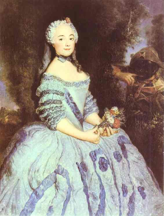 The Actress Babette Cochois — Antoine Pesne
