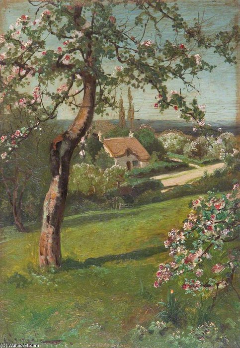 Cottage In Fields — Arthur Walker Redgate