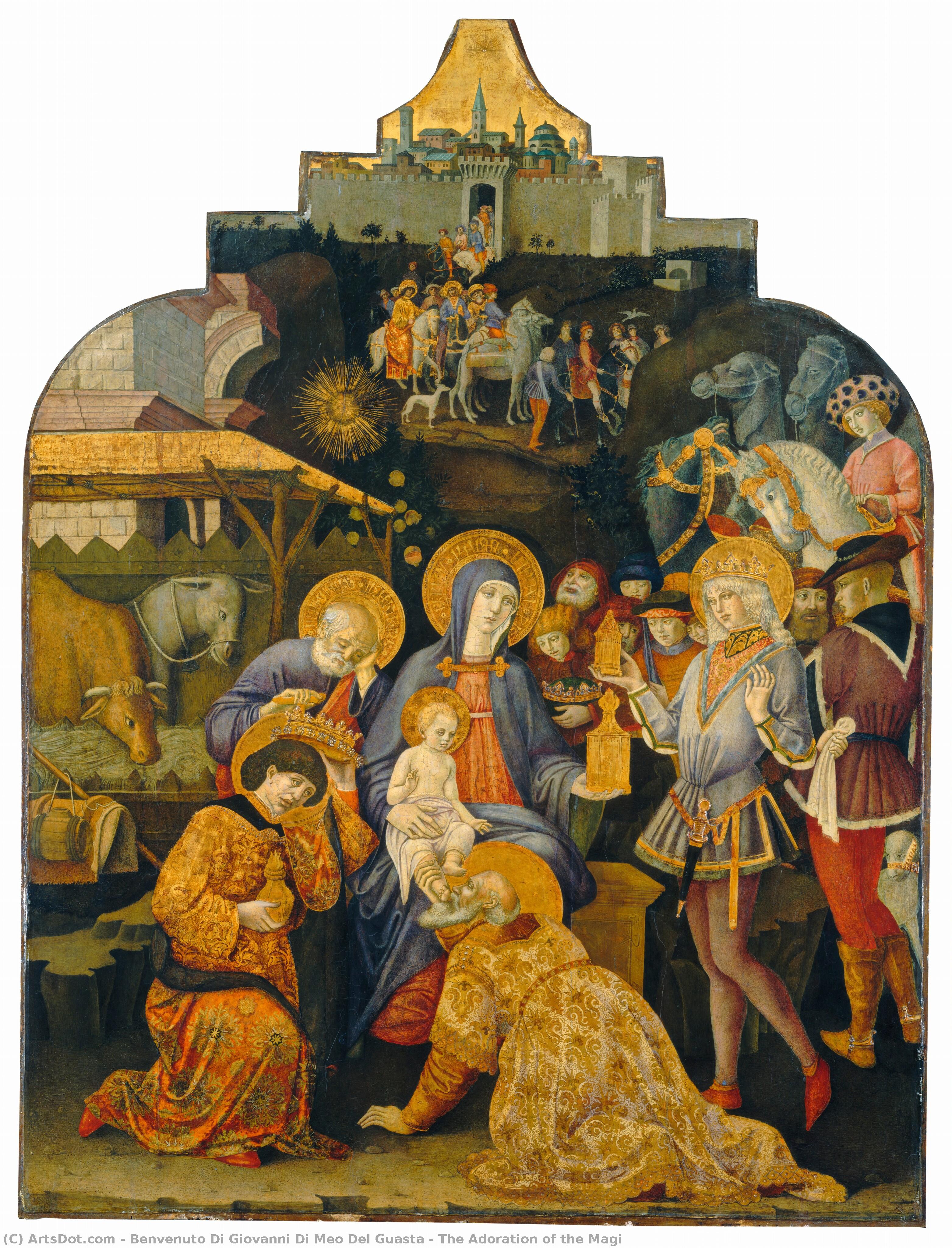 The Adoration Of The Magi — Benvenuto Di Giovanni Di Meo Del Guasta