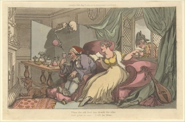 The Honeymoon, From The English Dance Of Death — Thomas Rowlandson