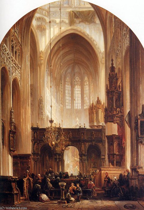 Sint Jans S Hertogenbosch Sun — Johannes Bosboom