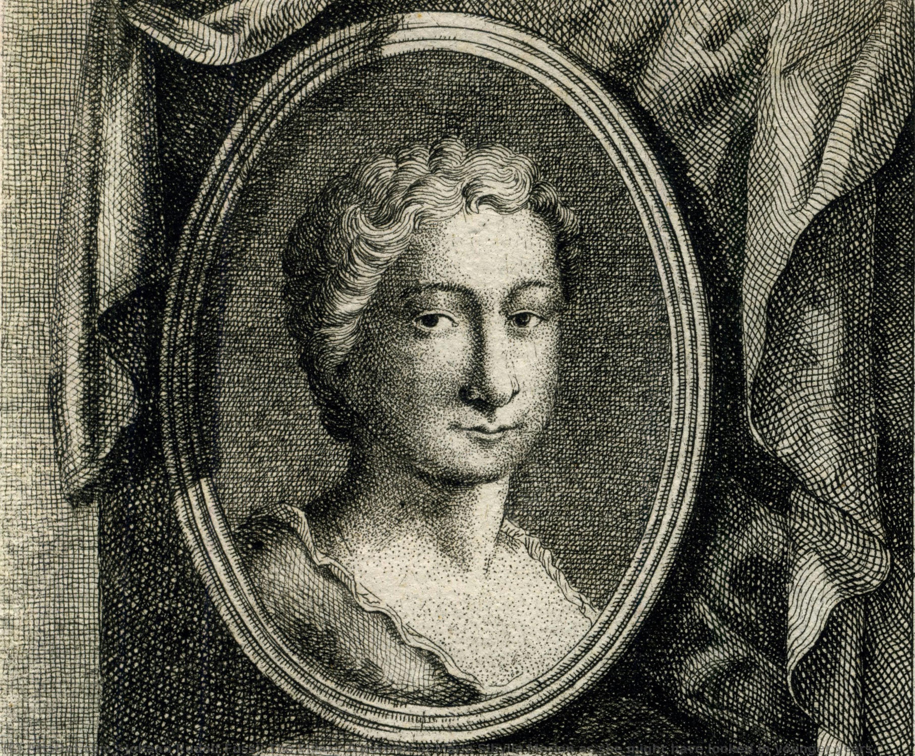 A Portrait Of Maria Sibylla Merian As She Might Have Looked In Younger Years — Johann Rudolf Füssli The Elder