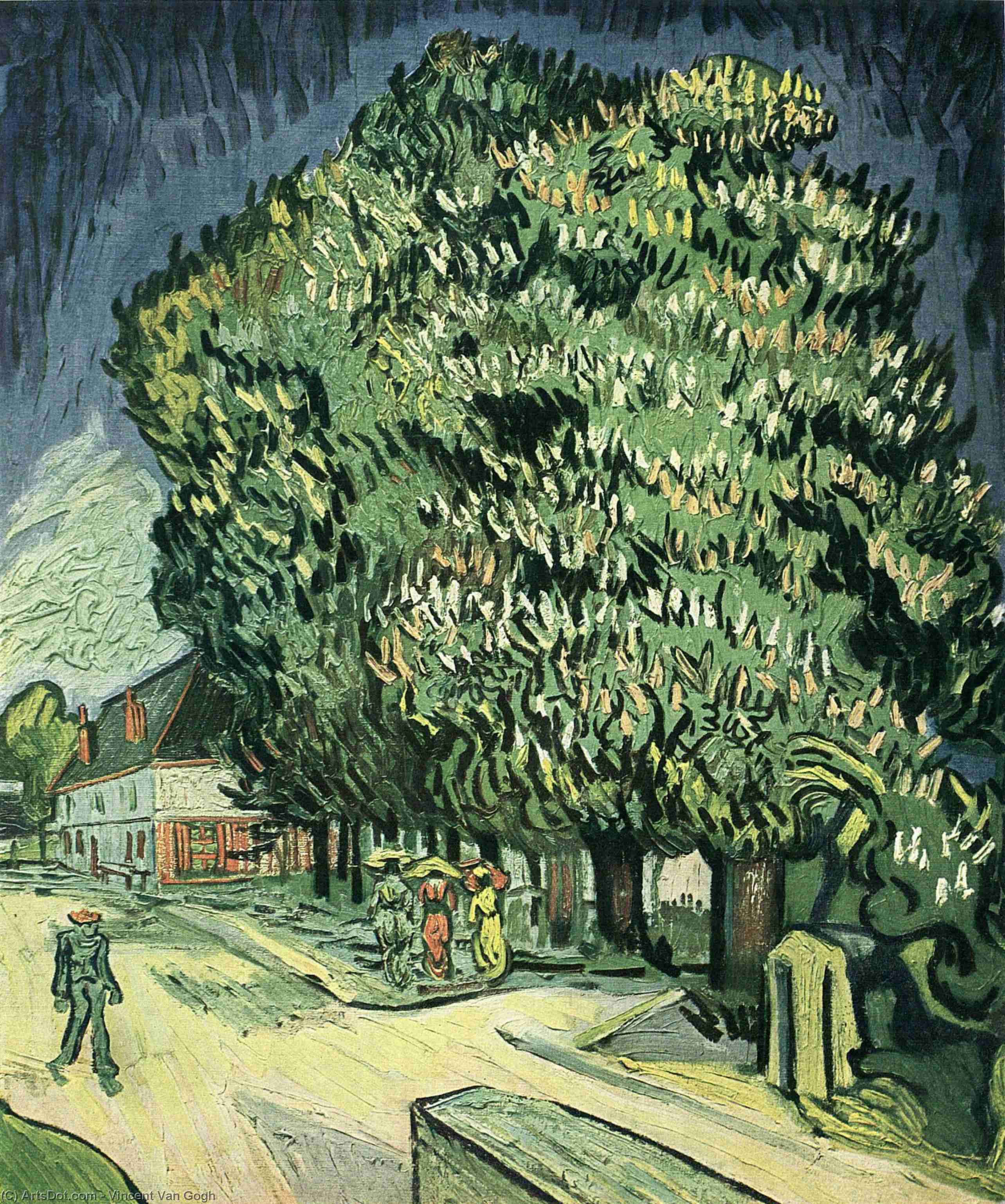 Chestnut Trees In Blossom — Vincent Willem Van Gogh