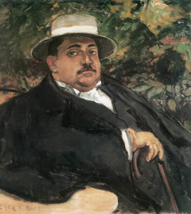 Portrait Of Tibor Wlassics — István Csók
