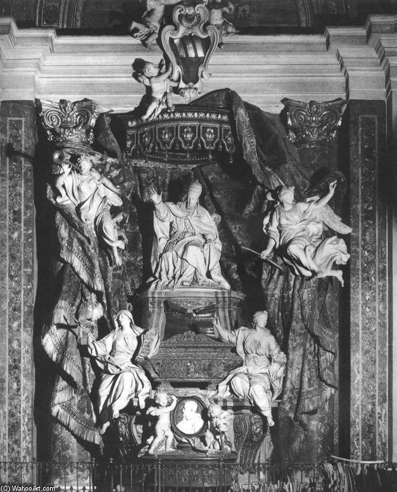 Monument Of Pope Gregory Xv — Pierre-étienne Monnot
