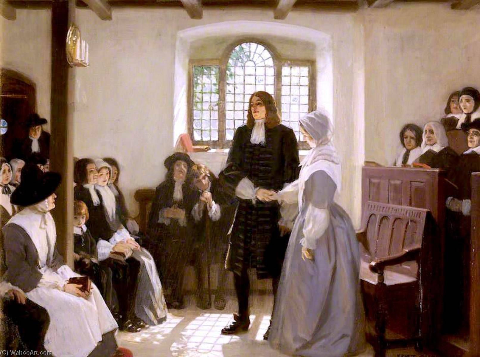 The Marriage Of William Penn And Hannah Callowhill, 1696 — Ernest Board
