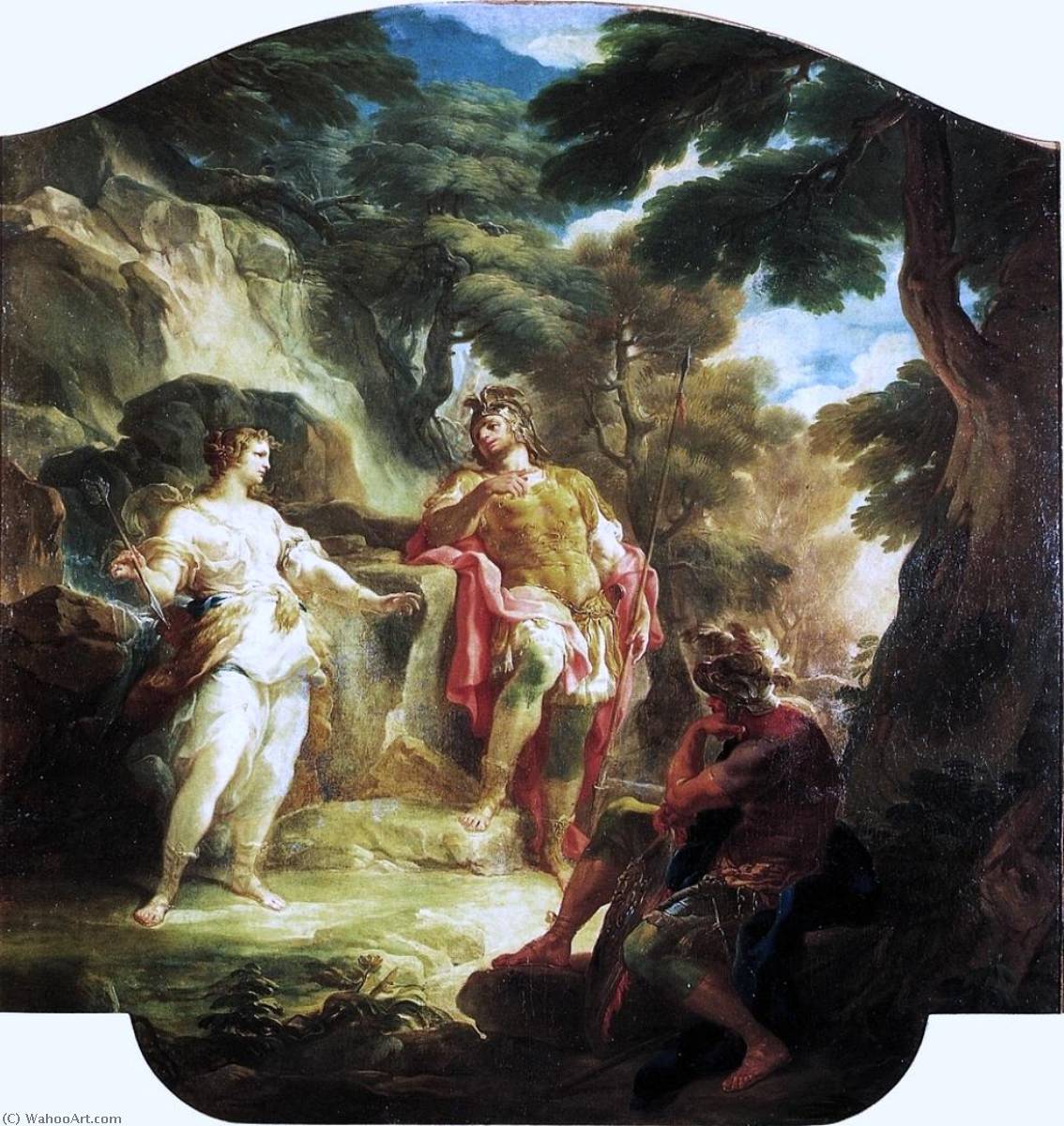 Life Of Aeneas Venus Appearing To Aeneas — Corrado Giaquinto