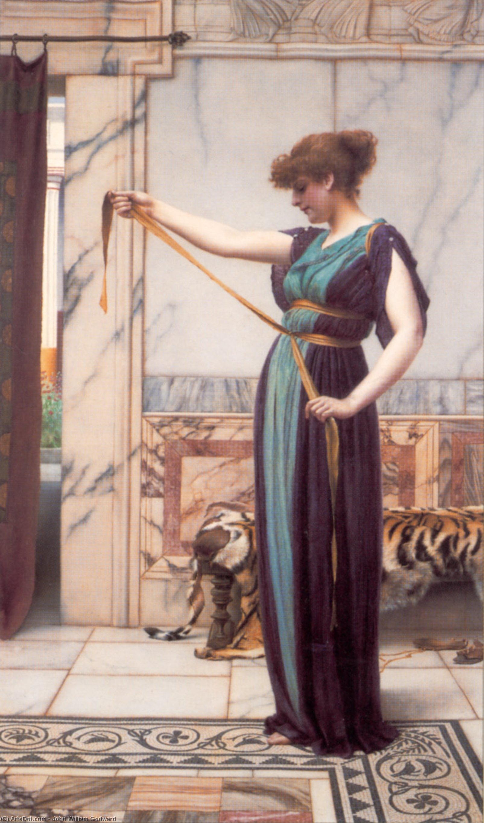 A Pompeian Lady 1 — R.b.a John William Godward