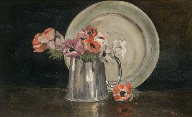 Anemones And Pewter — Horace Copson