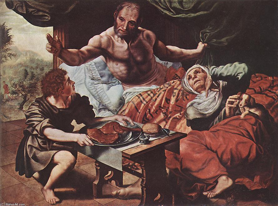 Isaac Blessing Jacob — Jan Sanders Van Hemessen