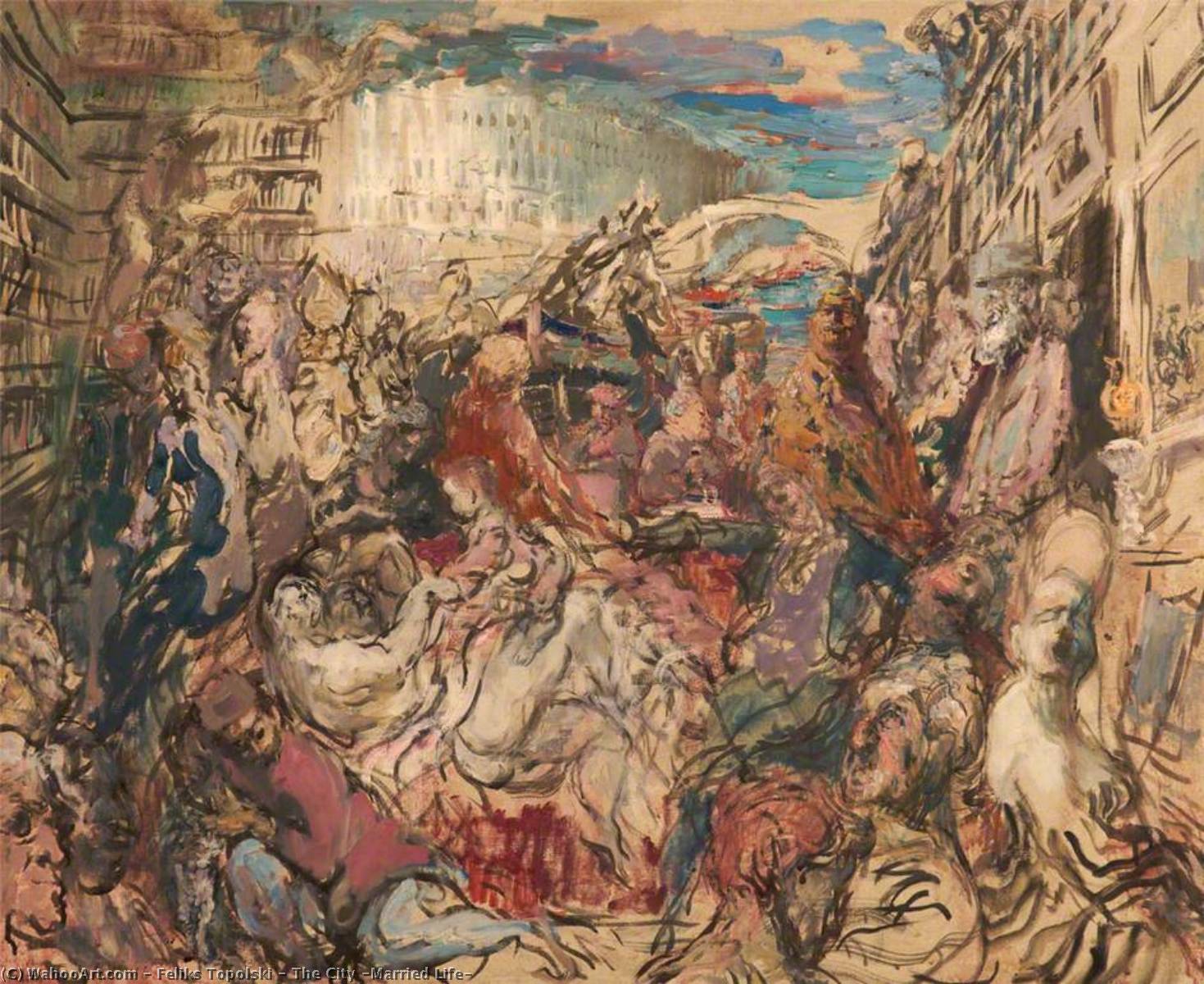 The City (married Life) — Feliks Topolski
