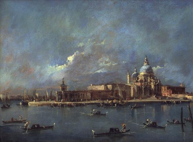 The Old Customs House And The Church Of Santa Maria Della Salute — Francesco Lazzaro Guardi