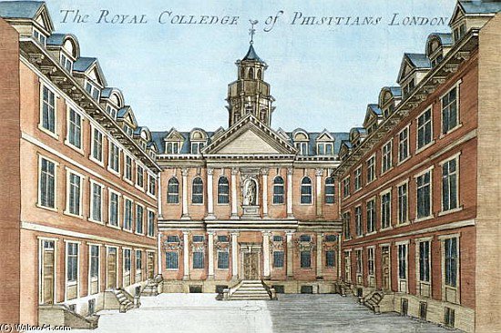 The Royal College Of Physicians, From ''a Book Of The Prospects Of The Remarkable Places In And Abou — Robert Morden