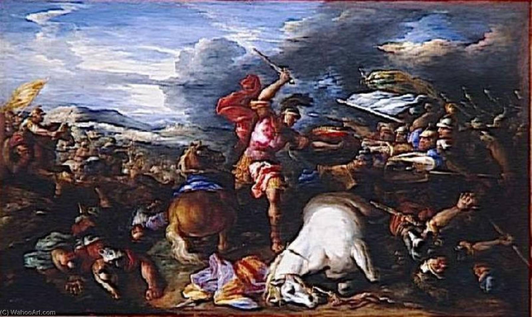 Combat De Cavalerie — Charles Parrocel