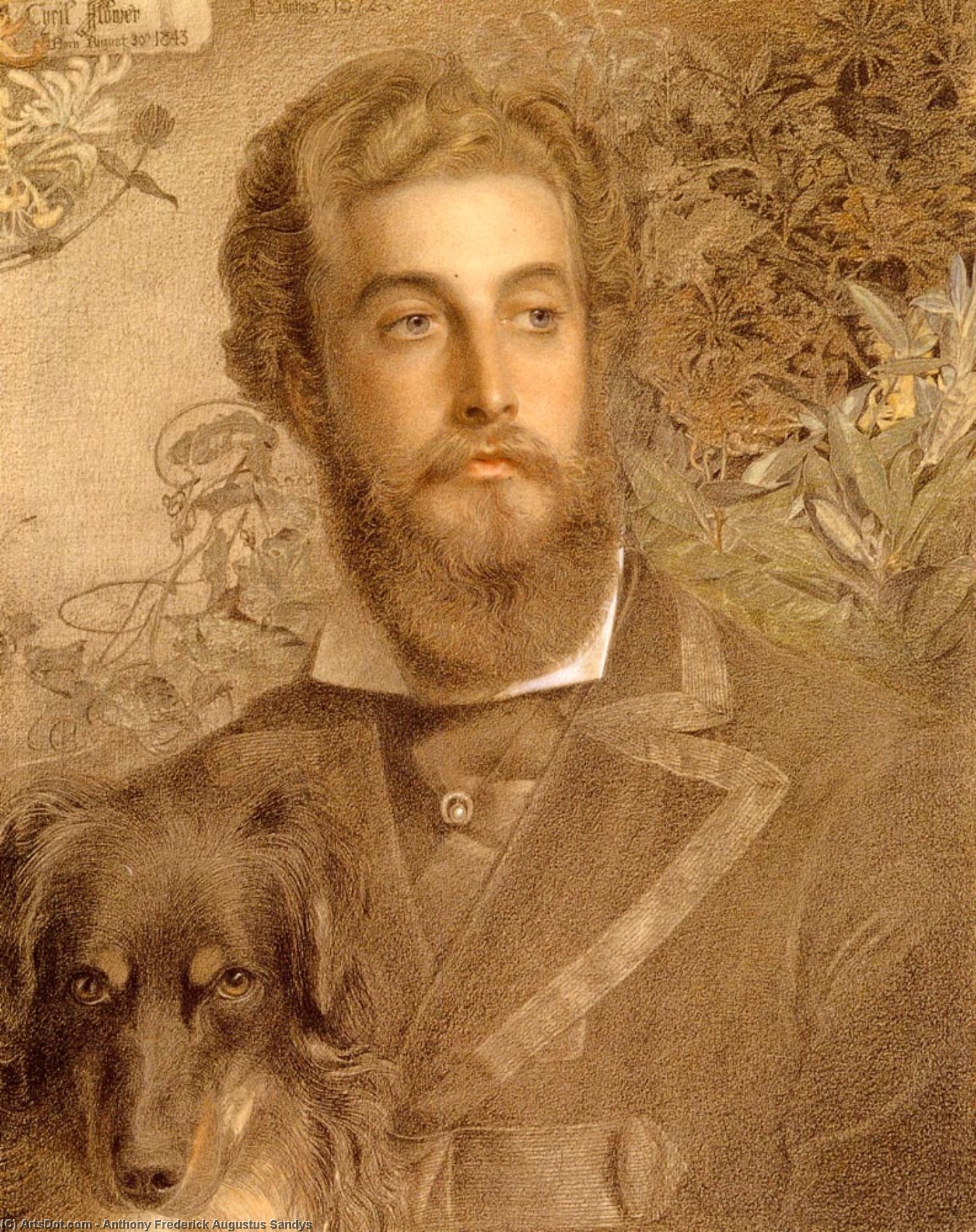 Portrait Of Cyril Flower, Lord Battersea — Anthony Frederick Augustus Sandys