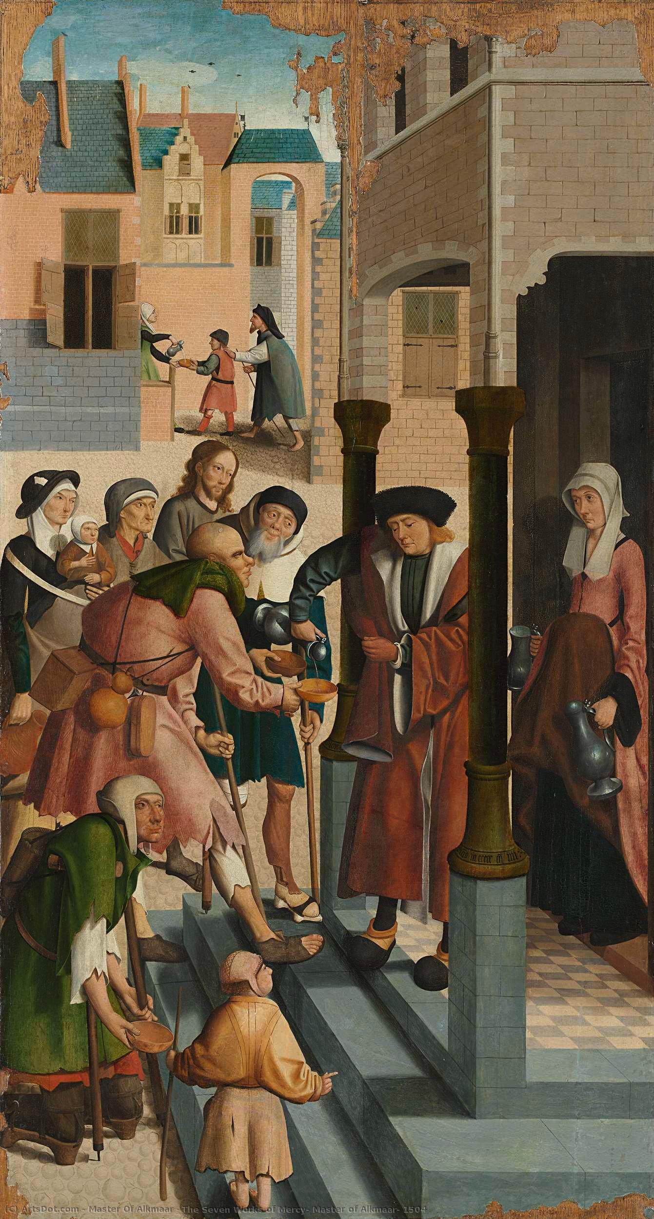 The Seven Works Of Mercy, Master Of Alkmaar, 1504 — Master Of Alkmaar