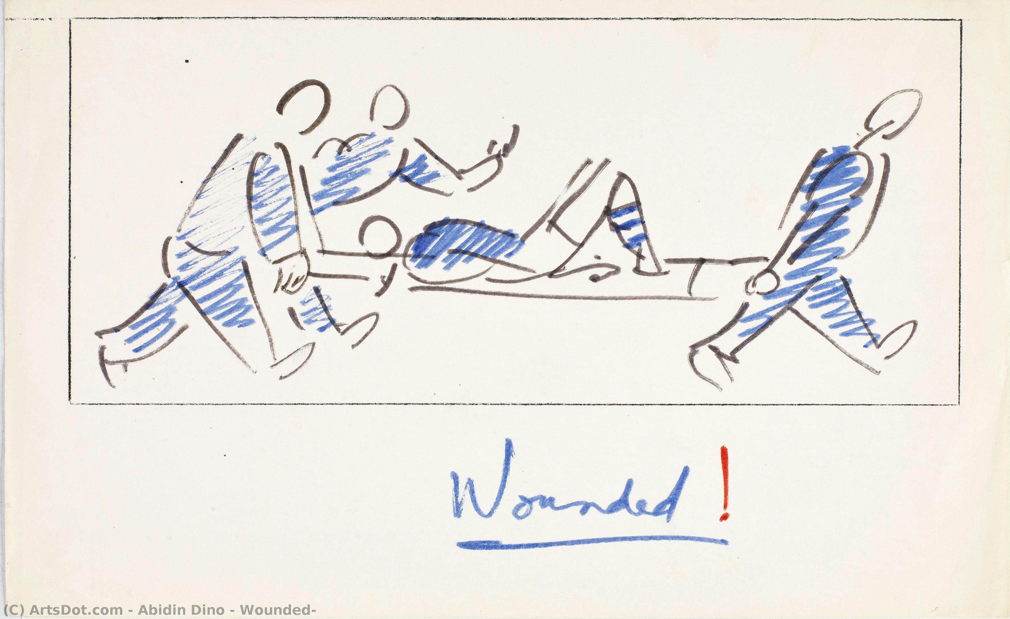 Wounded! — Abidin Dino