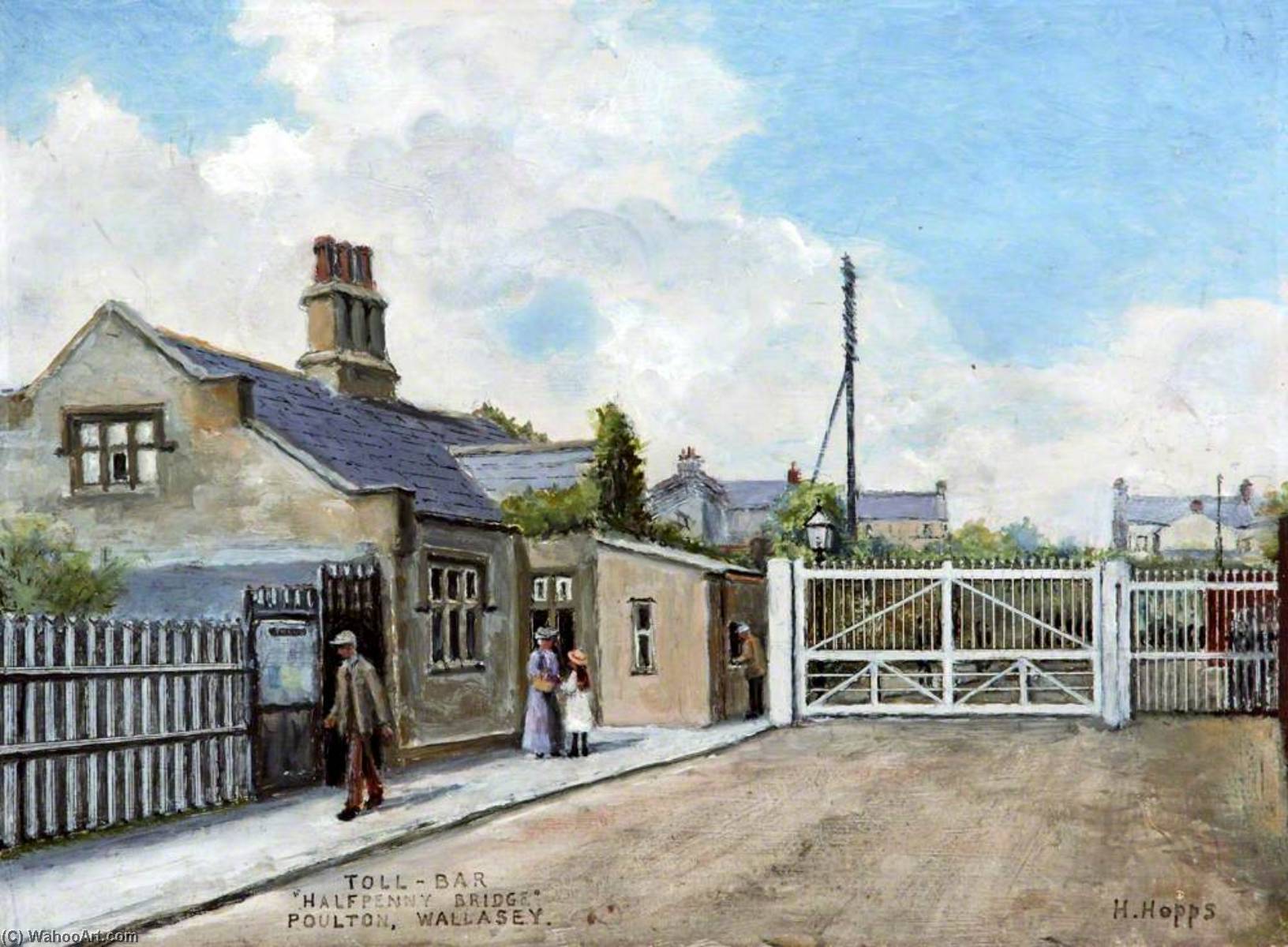 Toll Bar, Halfpenny Bridge, Poulton, Wirral — Harold Hopps