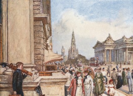 Princes Street From The Steps Of The New Club — John Fulleylove