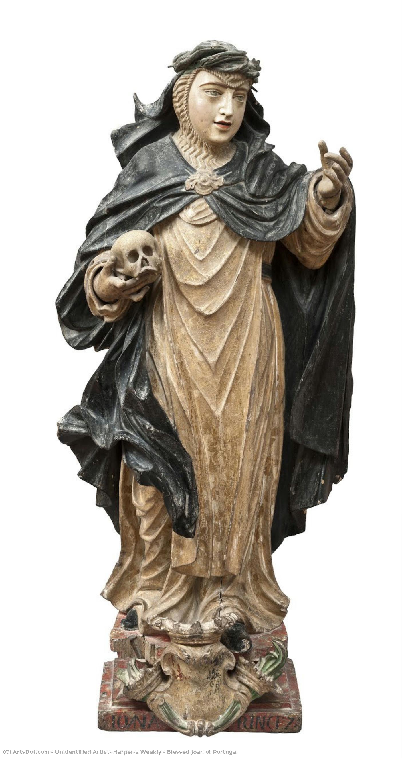 Blessed Joan Of Portugal — Unidentified Artist, Harper's Weekly