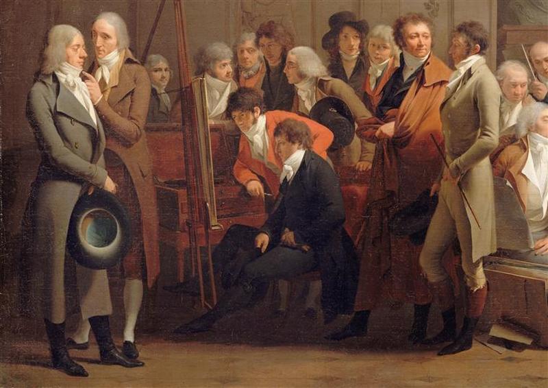 Réunion D'artistes Dans L'atelier D'isabey — Luis Leopoldo Boilly