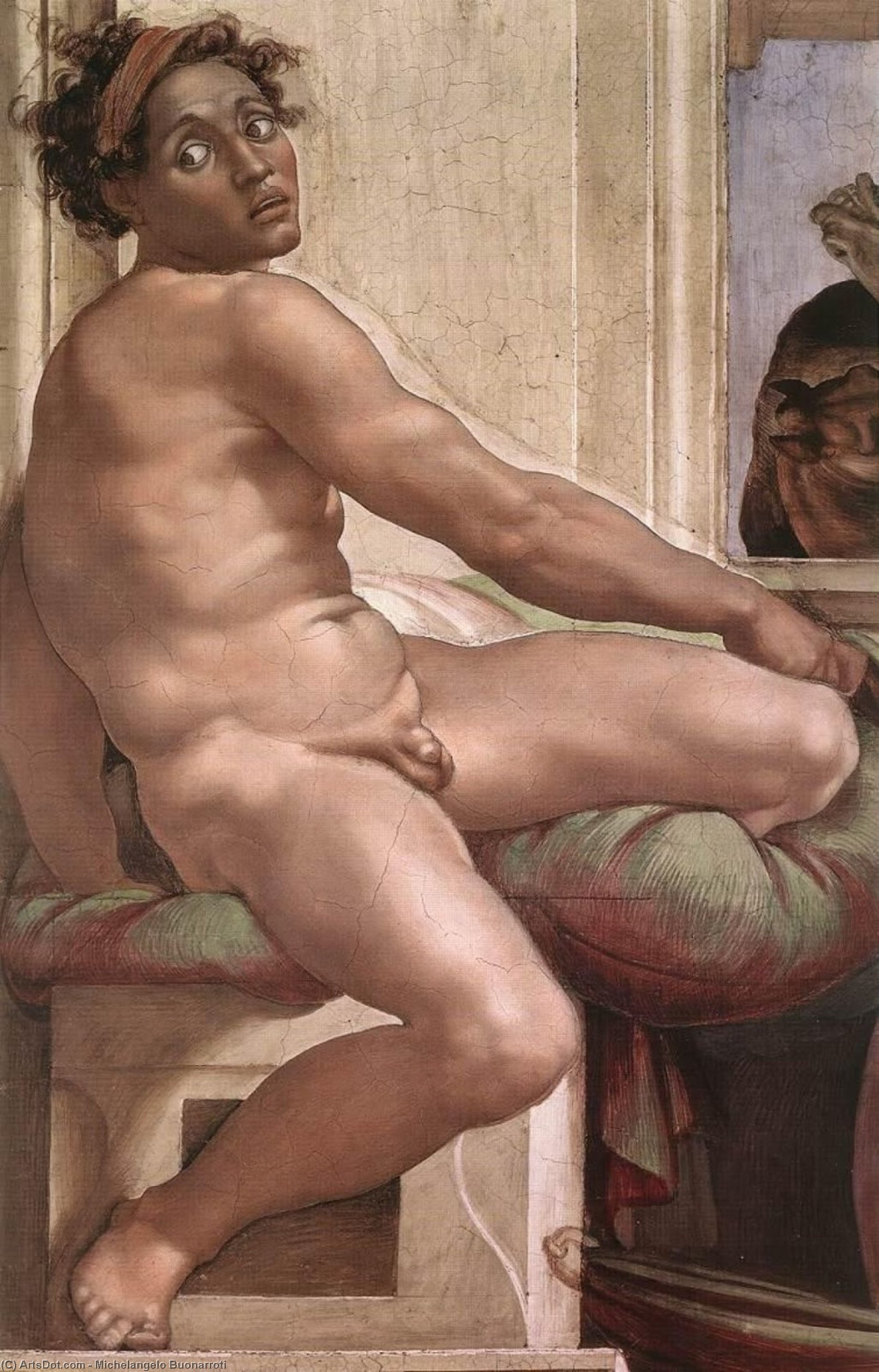 Ignudo (18) — Michelangelo Buonarroti