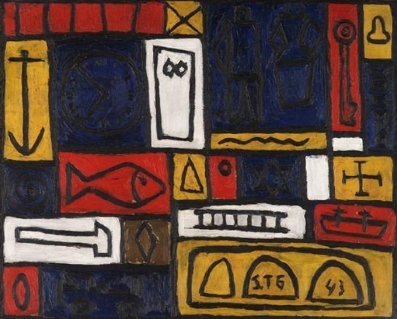 Composicion Constructiva - (1943) — Хоакин Торрес Гарсиа