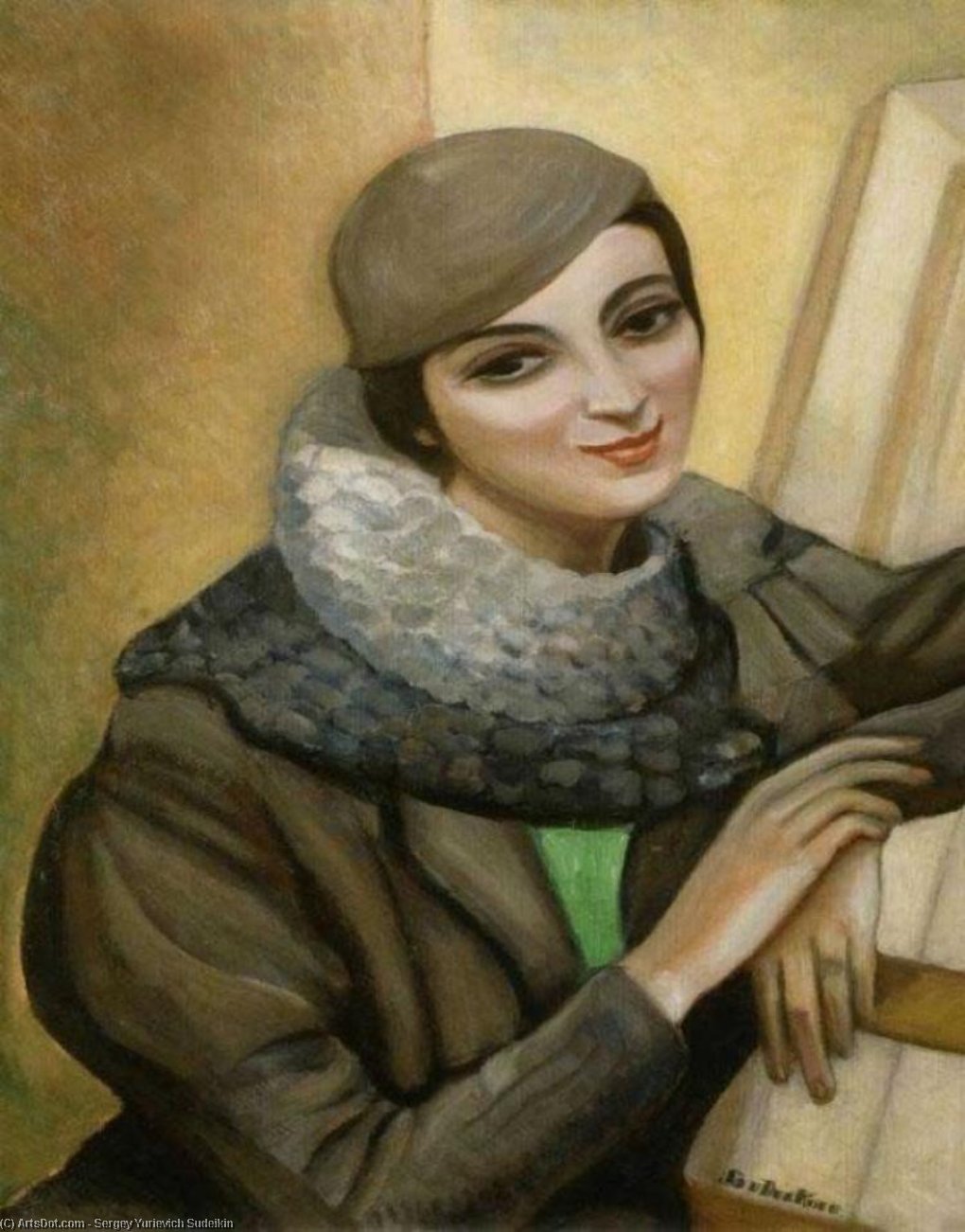 Portrait Of Nina Shik — Sergej Jur'evič Sudeikin