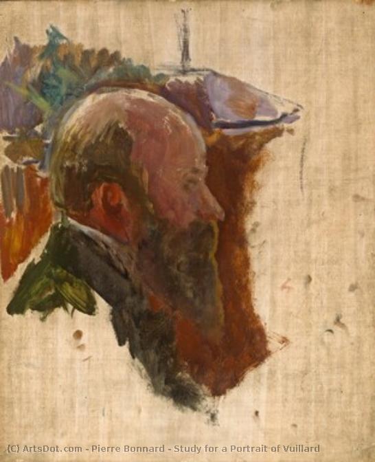 Study For A Portrait Of Vuillard — Pierre Bonnard