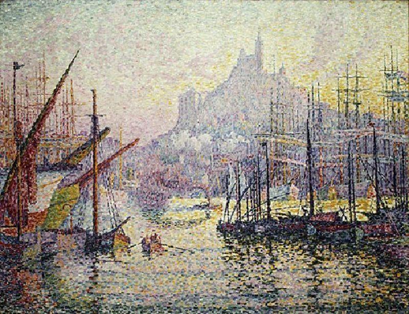 View Of The Port Of Marseilles — Paul Signac