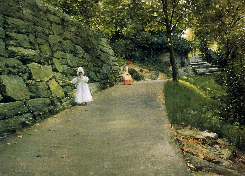 In The Park - A By-path — William Merritt Chase