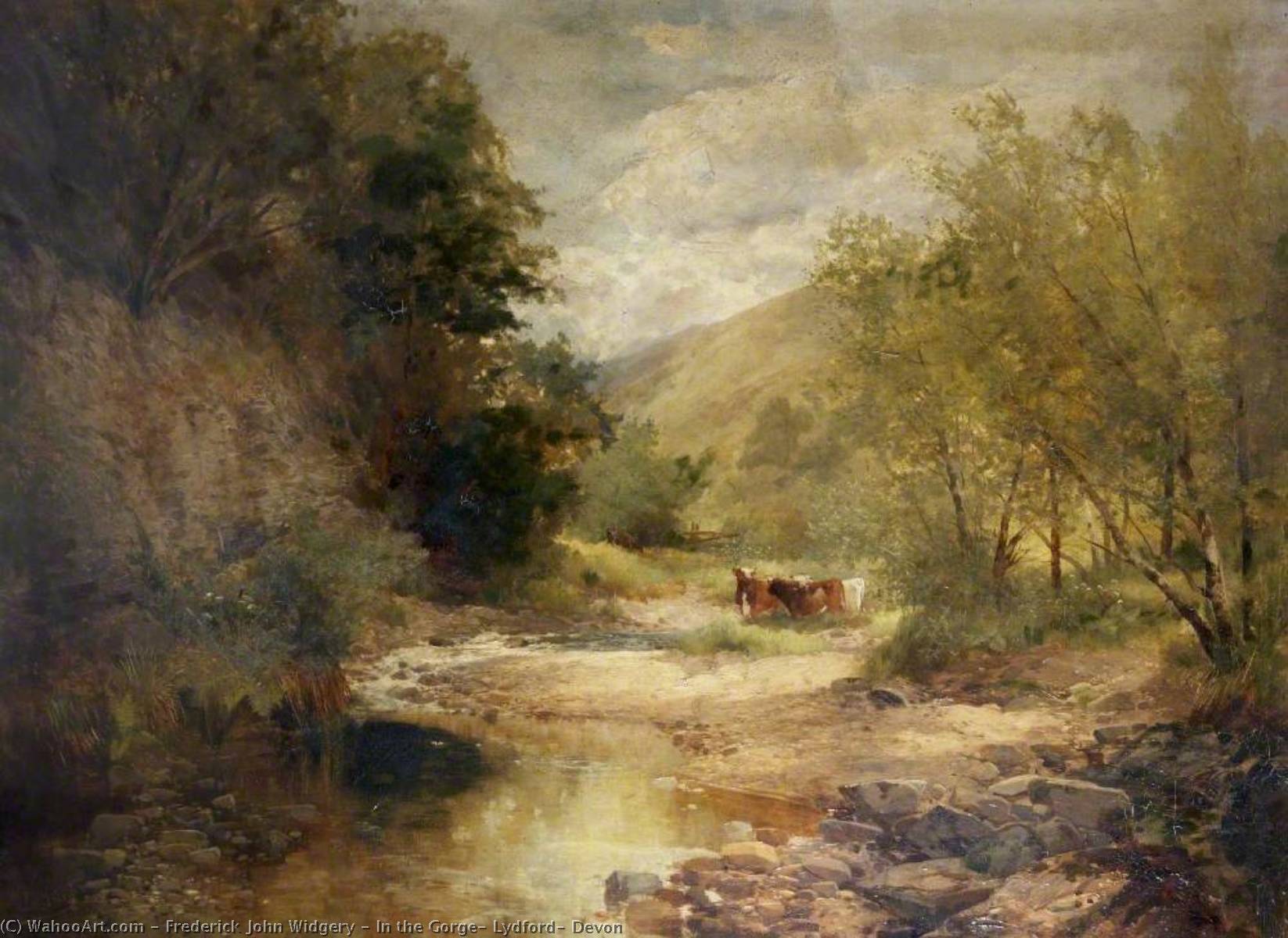 In The Gorge, Lydford, Devon — Frederick John Widgery