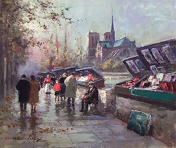 Booksellers Of Notre-dame — Edouard Cortès