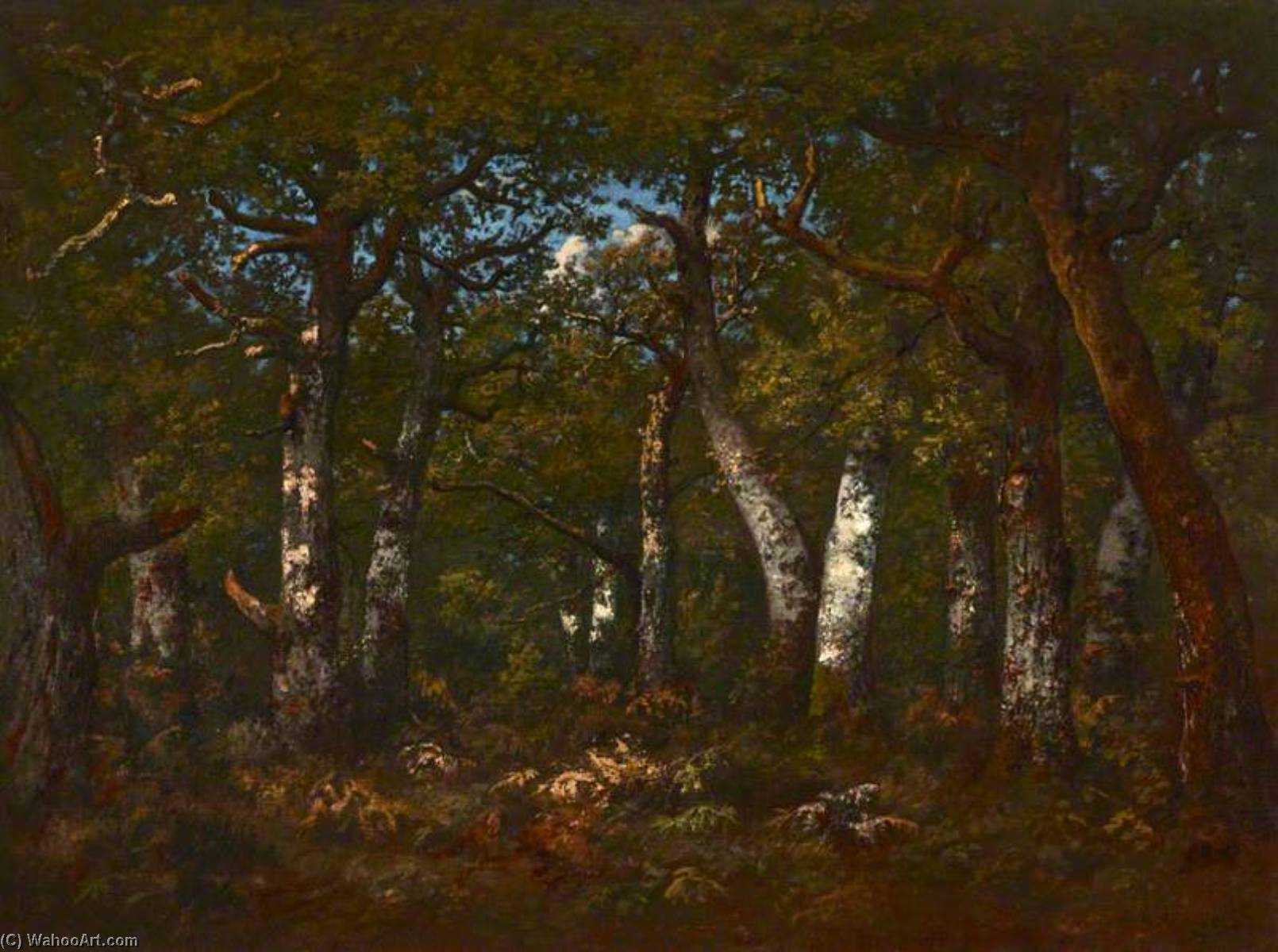 Sous Bois (l'entrée Du Dormir) — Narcisso Díaz De La Peña